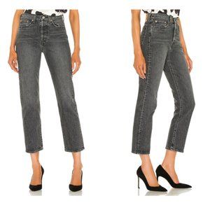 Levi’s High Rise Wedgie Straight Leg Jeans Break A Leg 26 x 28